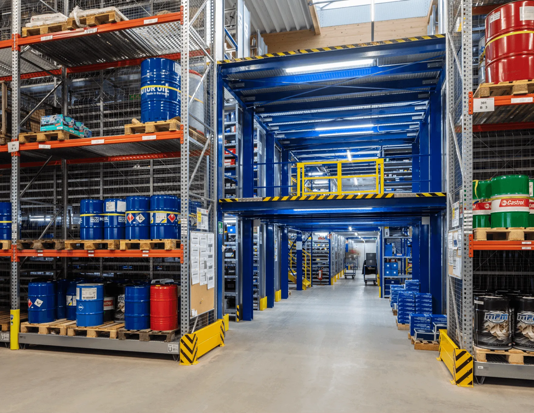Stahlgruber Logistikzentrum der Niederlassung