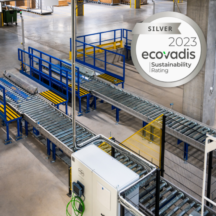 Silver ecovadis 2023 sustainability rating